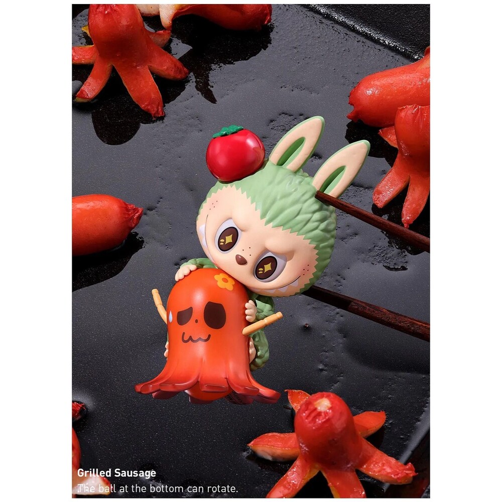 Pop Mart Labubu The Monsters Wacky Mart Series Figure - Grilled Sausage